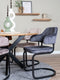 Eetkamerstoel Fox Antraciet 01 - Vintage Velvet