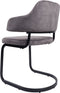 Eetkamerstoel Fox Antraciet 01 - Vintage Velvet