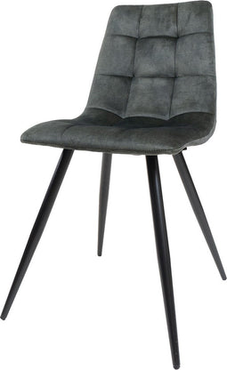Eetkamerstoel Galgary Army Green 21 - Vintage Velvet