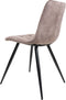 Eetkamerstoel Galgary Taupe 08 - Vintage Velvet