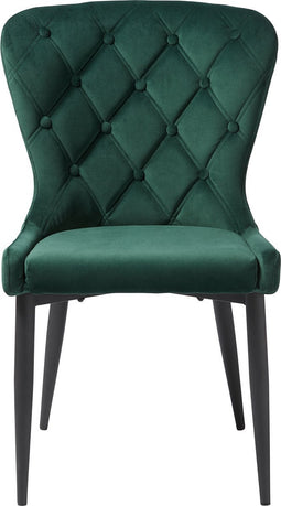 Eetkamerstoel Granby Groen Velvet - Giga Living