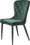 Eetkamerstoel Granby Groen Velvet - Giga Living