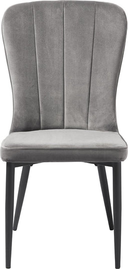 Eetkamerstoel Hudson Grijs Velvet - Giga Living