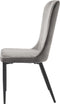 Eetkamerstoel Hudson Grijs Velvet - Giga Living