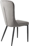 Eetkamerstoel Hudson Grijs Velvet - Giga Living