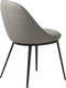 Eetkamerstoel Kunstleer Taupe - Zithoogte 49cm - Stoel Gain - Giga Living