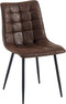 Eetkamerstoel Lucille - Dark Brown 1 stuks