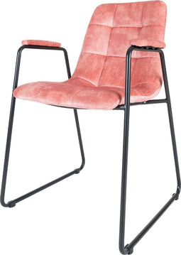 Eetkamerstoel Maxime Velvet Pink