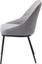Eetkamerstoel Meridian Mid Grijs Tweed - Giga Living