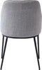 Eetkamerstoel Meridian Mid Grijs Tweed - Giga Living