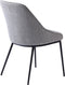 Eetkamerstoel Meridian Mid Grijs Tweed - Giga Living