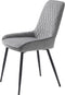 Eetkamerstoel Milton Grijs Velvet - Giga Living