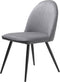 Eetkamerstoel Minto Grijs Fabric - Giga Living
