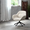Eetkamerstoel Off White stof - Draaibaar - Lynn - Giga Living