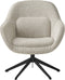 Eetkamerstoel Off White stof - Draaibaar - Lynn - Giga Living