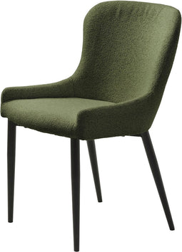 Eetkamerstoel Ontario Forest Groen Bouclé - Giga Living