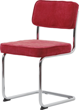 Eetkamerstoel Rupert Rood Fabric - Giga Living