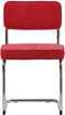 Eetkamerstoel Rupert Rood Fabric - Giga Living