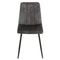 Eetkamerstoel Seattle Velvet - Antraciet (set van 2)