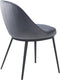Eetkamerstoel Steel Grijs - Velvet - Stoel Gain - Giga Living