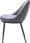 Eetkamerstoel Steel Grijs - Velvet - Stoel Gain - Giga Living