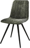 Eetkamerstoel Stitch Velvet - Groen | Meubelplaats (set van 4)