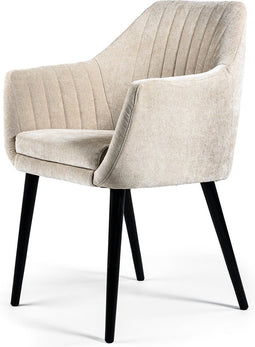 Eetkamerstoel, stof Parker, P920 naturel