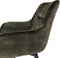 Eetkamerstoel, stof Vintage Velvet, V156 groen