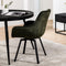 Eetkamerstoel, stof Vintage Velvet, V156 groen