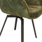 Eetkamerstoel, stof Vintage Velvet, V156 groen