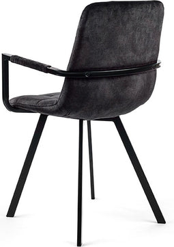 Eetkamerstoel, stof Vintage Velvet, V432 koper