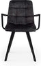 Eetkamerstoel, stof Vintage Velvet, V432 koper
