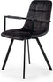 Eetkamerstoel, stof Vintage Velvet, V432 koper