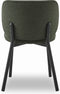 Eetkamerstoel Swan Forest Green Bouclé - Giga Living