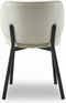 Eetkamerstoel Swan Off White Bouclé Semi-Kd - Giga Living