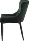 Eetkamerstoel Velvet Groen - Zithoogte 49cm - Stoel Ottowa - Giga Living