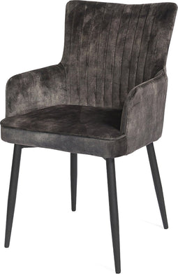 Eetkamerstoel, Vintage Velvet, V610 groen