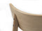 Eetkamerstoel Wit Bouclé - Naturel Eiken - 50x46x81cm - Elim - Giga Living