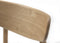 Eetkamerstoel Wit Bouclé - Naturel Eiken - 50x46x81cm - Elim - Giga Living