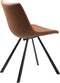 Eetkamerstoel Yukon Bruin Tan Pu - Giga Living