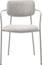Eetkamerstoel Zama Off White Melange - Giga Living