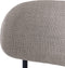 Eetkamerstoel Zandkleur Stof - 48x53x81,2cm - Fowler - Giga Living