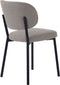 Eetkamerstoel Zandkleur Stof - 48x53x81,2cm - Fowler - Giga Living