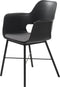 Eetkamerstoel Zwart Met Armleuning - Stof - Stoel Whistler - Giga Living