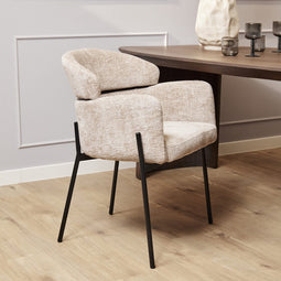 Eetkamerstoelen Otis beige - set van 2