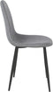 Eetkamerstoelen Set van 4 set - Scandinavische stijl - Modern Design - Grey - Stof