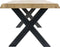 Eetkamertafel, 200x100x77 cm, O950 naturo