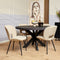 Eetkamertafel Milan - Eettafel industrieel - Eettafel rond 130 cm