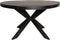 Eetkamertafel Milan - Eettafel rond - Eettafel zwart 150 cm