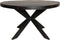 Eetkamertafel Milan - Eettafel rond - Eettafel zwart 150 cm